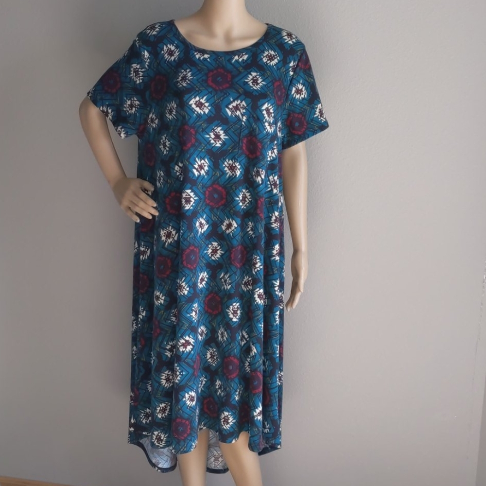 LulaRoe Multicolor Dress Size XL